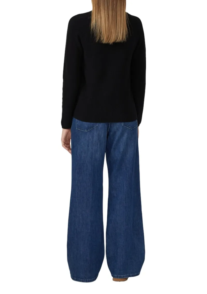 s.Oliver Pullover & Sweatshirts*Strickpullover Schwarz