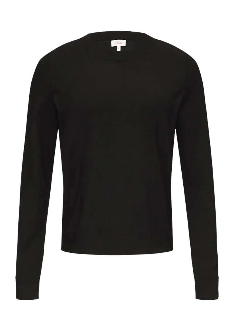 s.Oliver Pullover & Sweatshirts*Strickpullover Schwarz