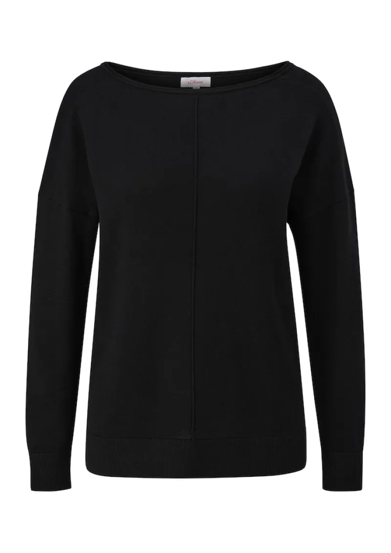 s.Oliver Pullover & Sweatshirts*Strickpullover Schwarz