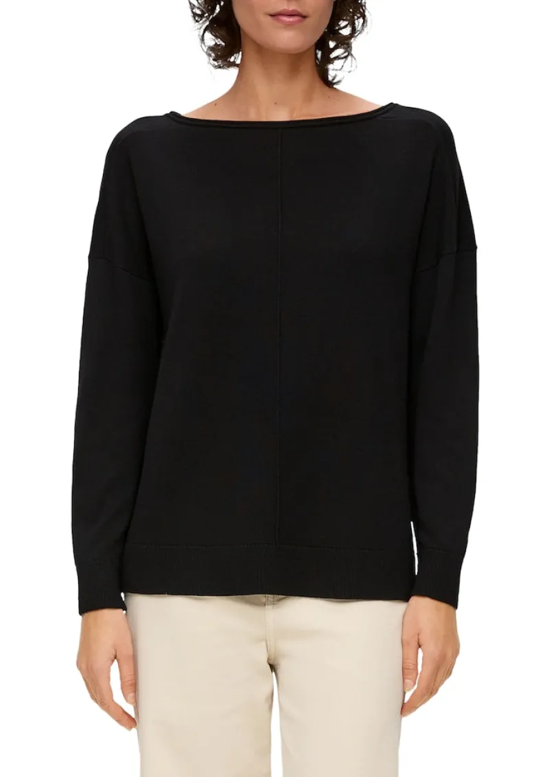 s.Oliver Pullover & Sweatshirts*Strickpullover Schwarz