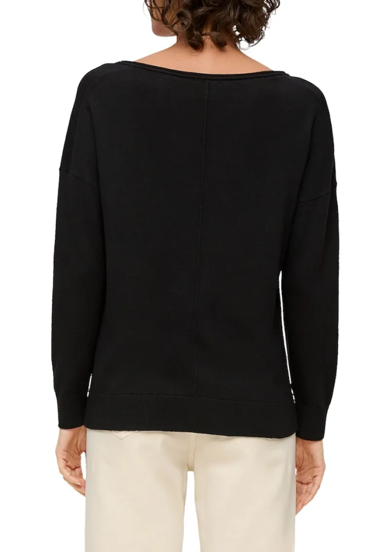 s.Oliver Pullover & Sweatshirts*Strickpullover Schwarz