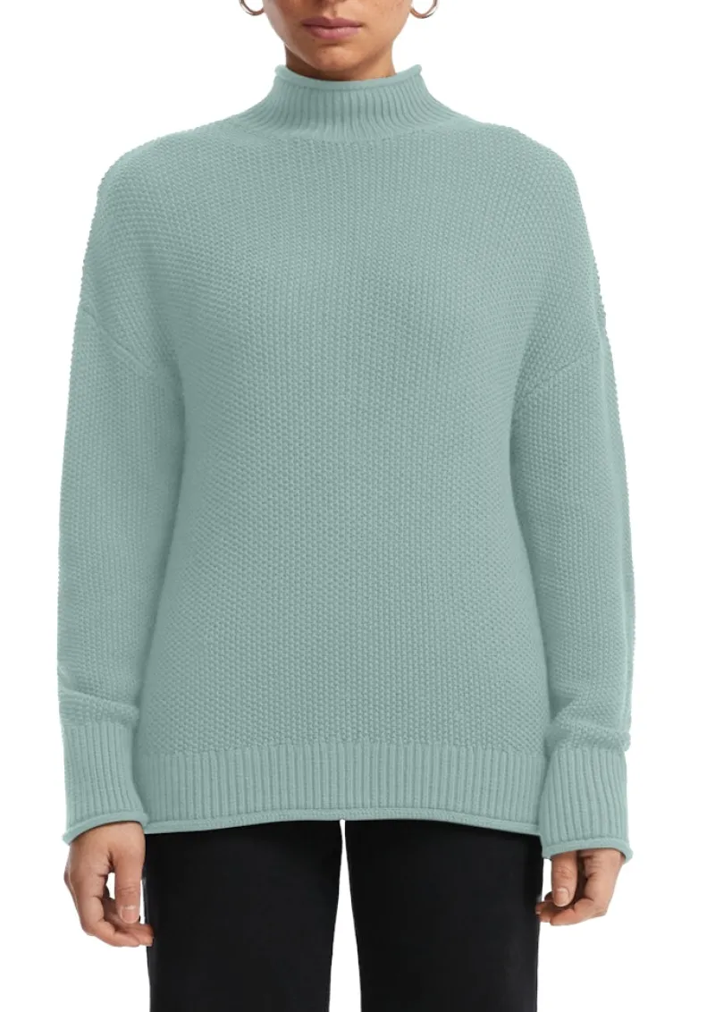 QS Pullover & Sweatshirts*Strickpullover Türkis