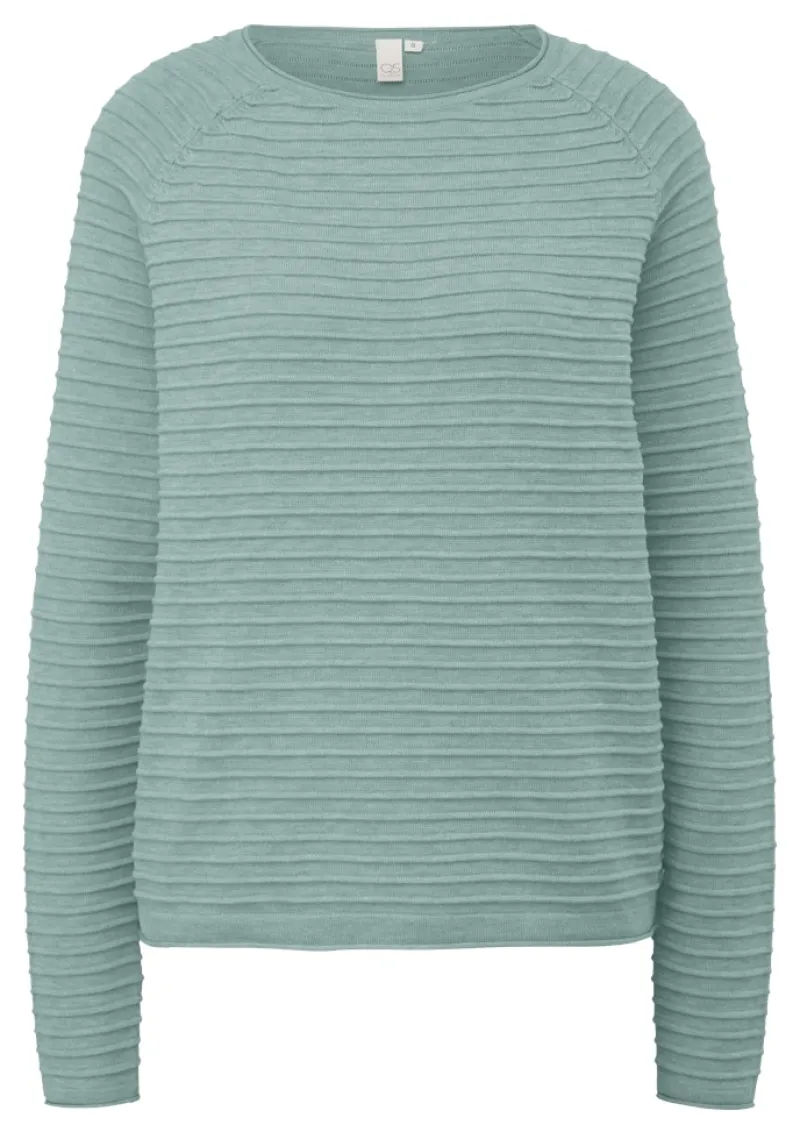 QS Pullover & Sweatshirts*Strickpullover Türkis