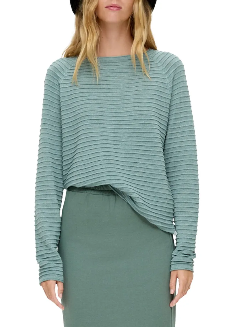 QS Pullover & Sweatshirts*Strickpullover Türkis