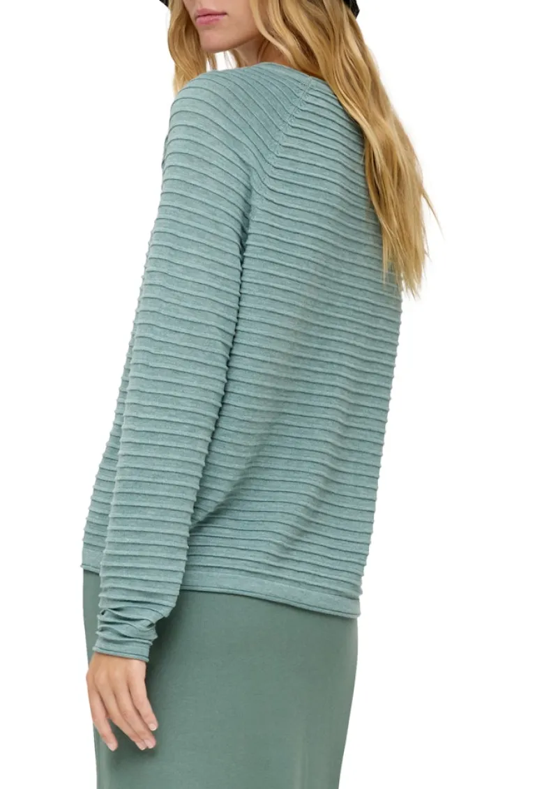 QS Pullover & Sweatshirts*Strickpullover Türkis