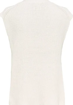 Camel Active Pullover & Sweatshirts*Strick-Pullunder mit V-Ausschnitt creme