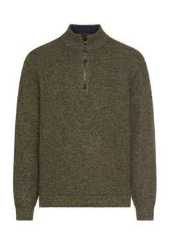Camel Active Pullover & Sweatshirts|Big Boys*Strick-Troyer mit melierter Struktur forest green