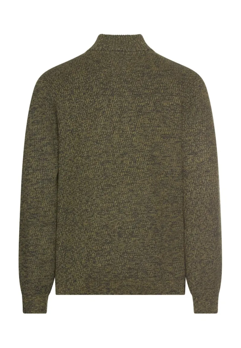 Camel Active Pullover & Sweatshirts|Big Boys*Strick-Troyer mit melierter Struktur forest green