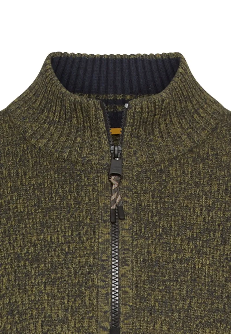 Camel Active Pullover & Sweatshirts|Big Boys*Strick-Troyer mit melierter Struktur forest green