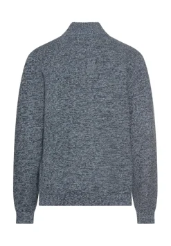 Camel Active Pullover & Sweatshirts|Big Boys*Strick-Troyer mit melierter Struktur tinted blue