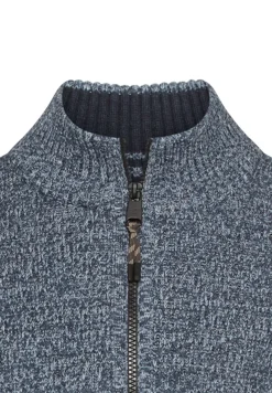 Camel Active Pullover & Sweatshirts|Big Boys*Strick-Troyer mit melierter Struktur tinted blue