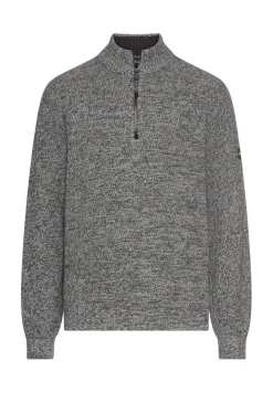 Camel Active Pullover & Sweatshirts|Big Boys*Strick-Troyer mit melierter Struktur Asphalt