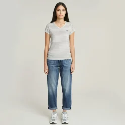 G-star Raw Shirts*Stripe eyben slim v t 2.0 wmn plein air highlight stripe