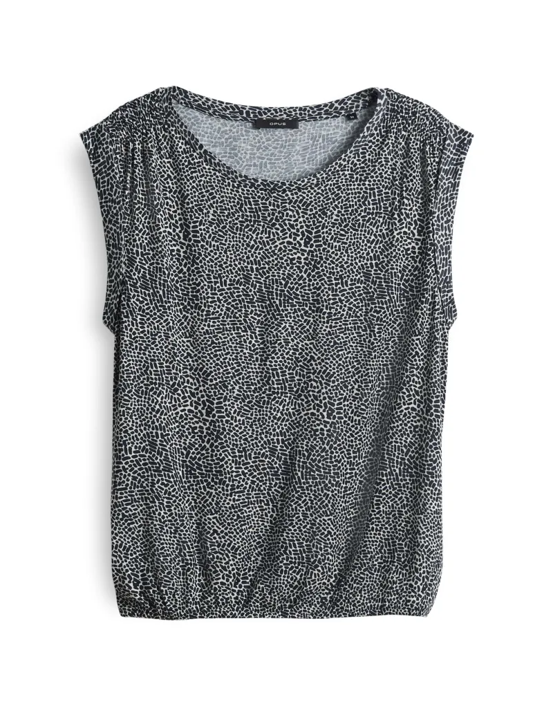 Opus Shirts*Struki minimal coal blue