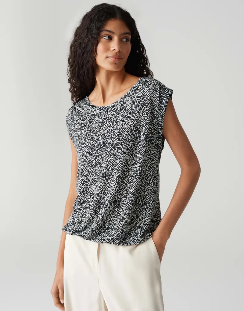 Opus Shirts*Struki minimal coal blue