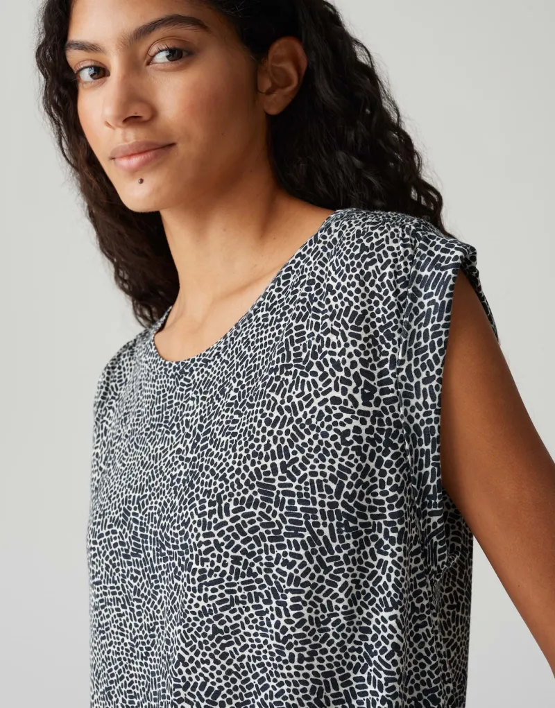 Opus Shirts*Struki minimal coal blue