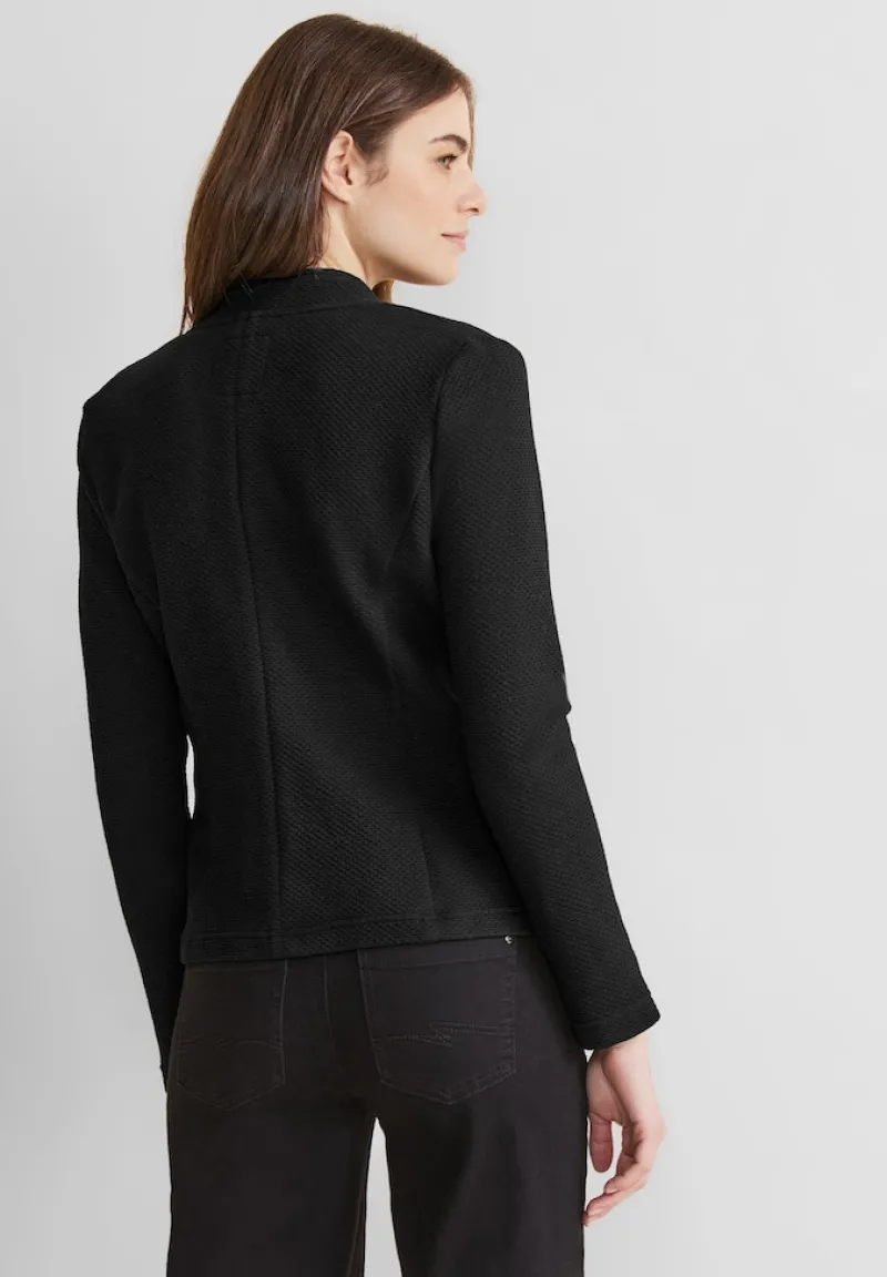 Street One Jacken*Struktur Blazer Black