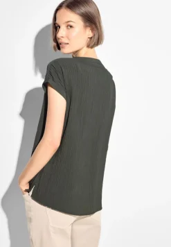 Cecil Blusen*Struktur Blusenshirt cool khaki