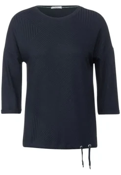 Cecil Shirts*Struktur Mix Shirt universal blue