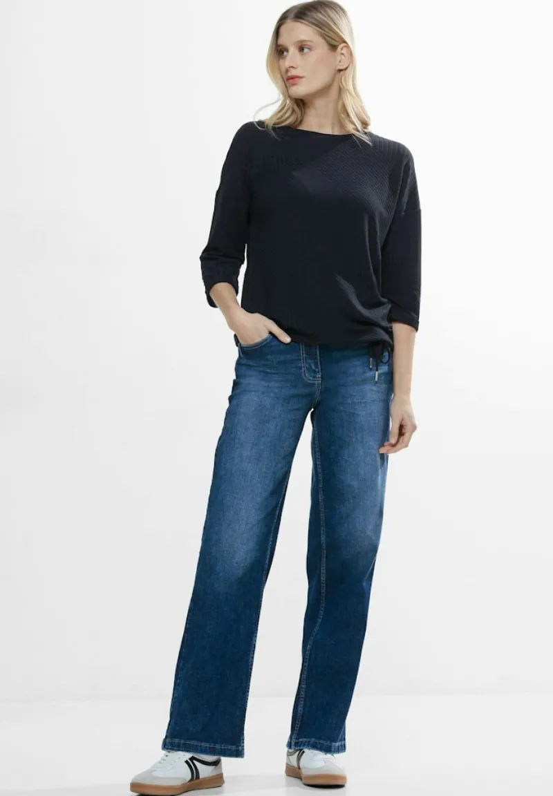 Cecil Shirts*Struktur Mix Shirt universal blue