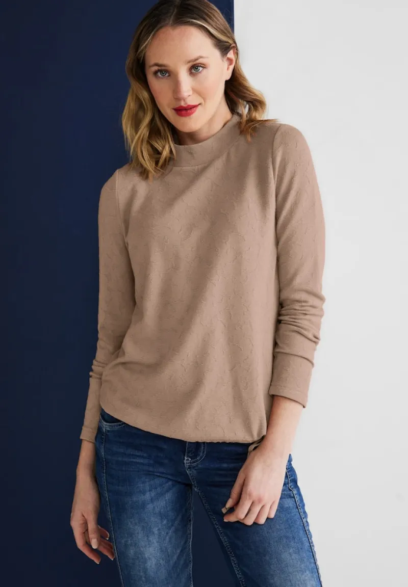 Street One Shirts*Struktur Shirt buff sand