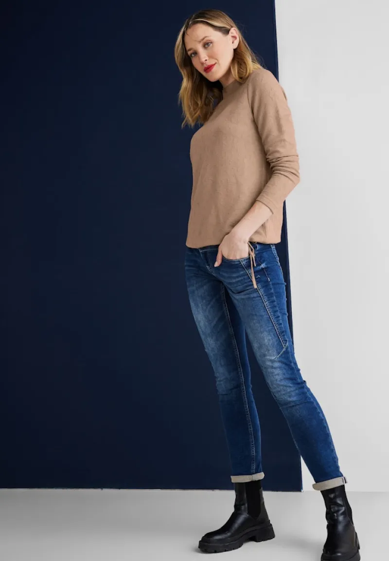 Street One Shirts*Struktur Shirt buff sand