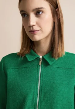 Street One Pullover & Sweatshirts*Struktur Shirtjacke fresh spring green