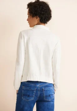 Street One Pullover & Sweatshirts*Struktur Shirtjacke off white