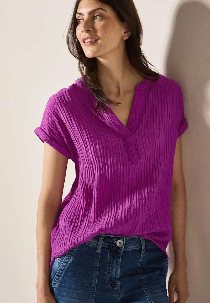 Cecil Blusen*Strukturbluse anemone pink