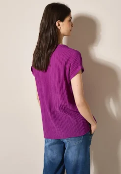 Cecil Blusen*Strukturbluse anemone pink