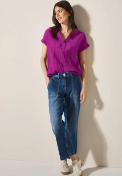 Cecil Blusen*Strukturbluse anemone pink