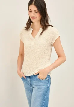 Cecil Blusen*Strukturbluse light beige