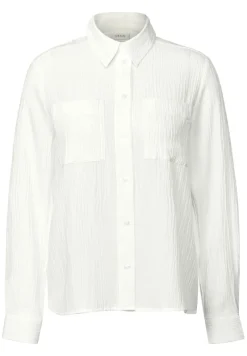 Cecil Blusen*Strukturbluse vanilla white