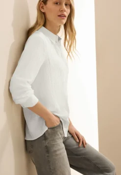 Cecil Blusen*Strukturbluse vanilla white