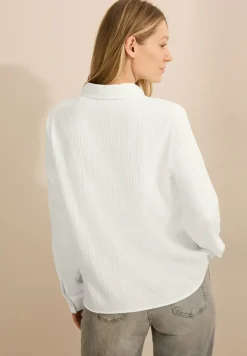 Cecil Blusen*Strukturbluse vanilla white