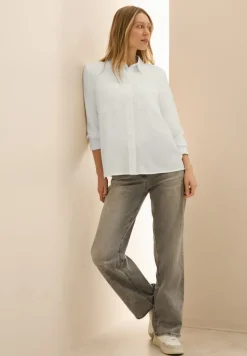 Cecil Blusen*Strukturbluse vanilla white