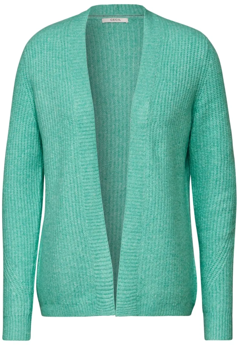 Cecil Pullover & Sweatshirts*Struktur-Cardigan aventurine green melange