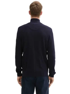 Tom Tailor Pullover & Sweatshirts|Big Boys*Strukturierte Strickjacke knitted navy melange
