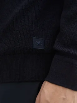 Tom Tailor Big Boys|Pullover & Sweatshirts*Strukturierter Strick Troyer knitted navy melange