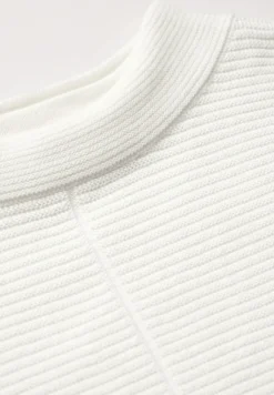 Cecil Pullover & Sweatshirts*Strukturmix Dolman Pullover vanilla white