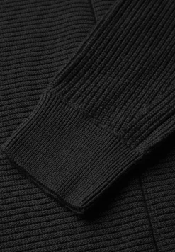 Cecil Pullover & Sweatshirts*Strukturmix Dolman Pullover Black