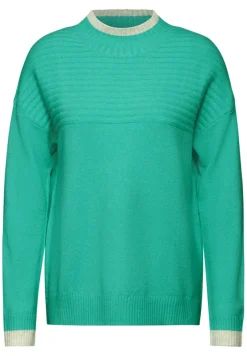Cecil Pullover & Sweatshirts*Strukturmix Pullover aventurine green
