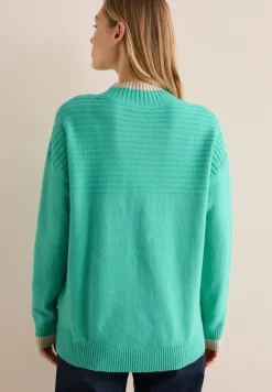 Cecil Pullover & Sweatshirts*Strukturmix Pullover aventurine green