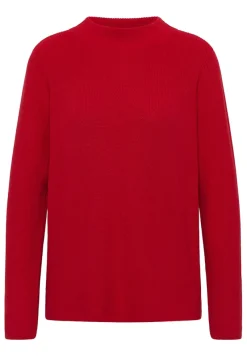 Cecil Pullover & Sweatshirts*Strukturmix Pullover Fiery Red