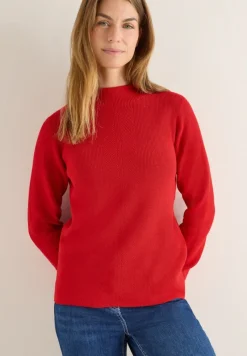 Cecil Pullover & Sweatshirts*Strukturmix Pullover Fiery Red