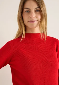 Cecil Pullover & Sweatshirts*Strukturmix Pullover Fiery Red