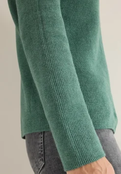 Cecil Pullover & Sweatshirts*Strukturmix Pullover jewel green melange
