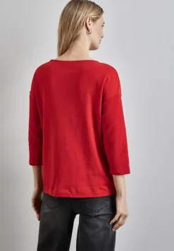 Street One Shirts*Strukturmix Shirt autumn red