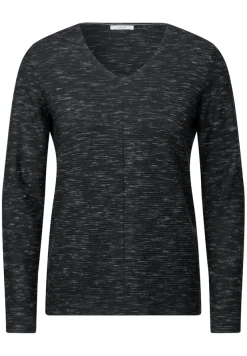 Cecil Pullover & Sweatshirts*Strukturmix-Pullover heather deep charcoal grey mel