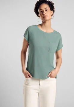 Street One Shirts*Strukturmix-Shirt seafoam green